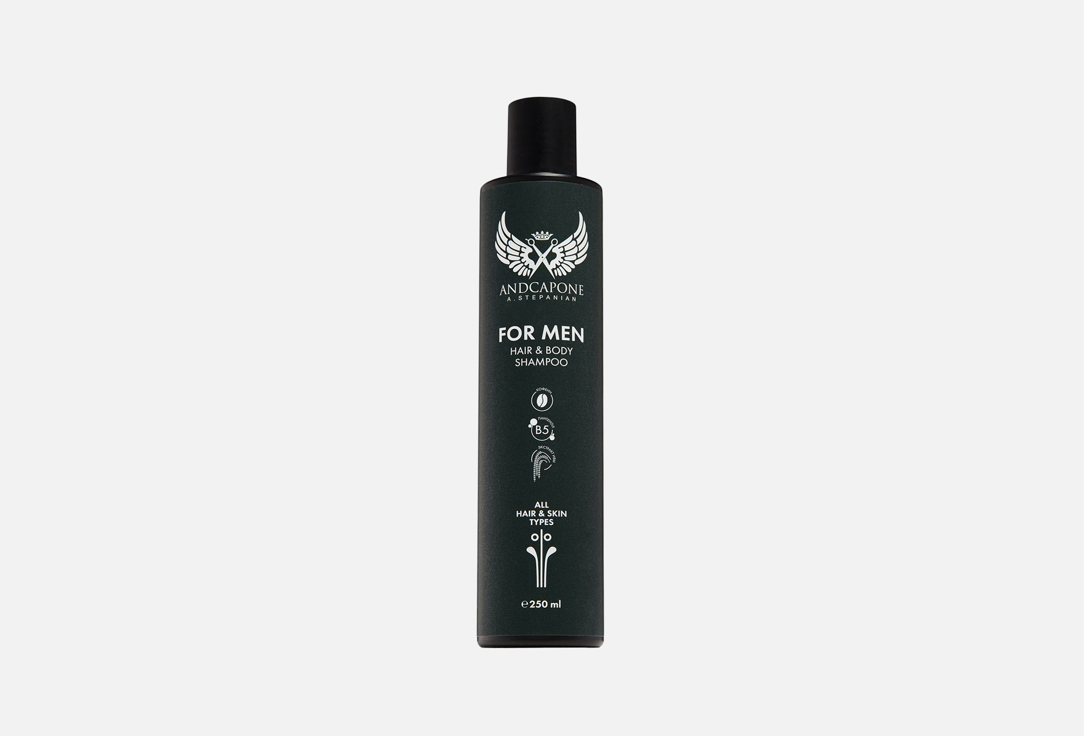 

Ухаживающий гель-шампунь 2в1 ANDCAPONE, For men 250 мл