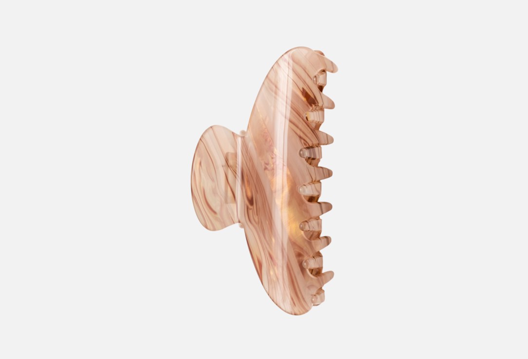 Изображение товара Краб для волос Jewelry Moments Розовый мрамор для стильных причесок