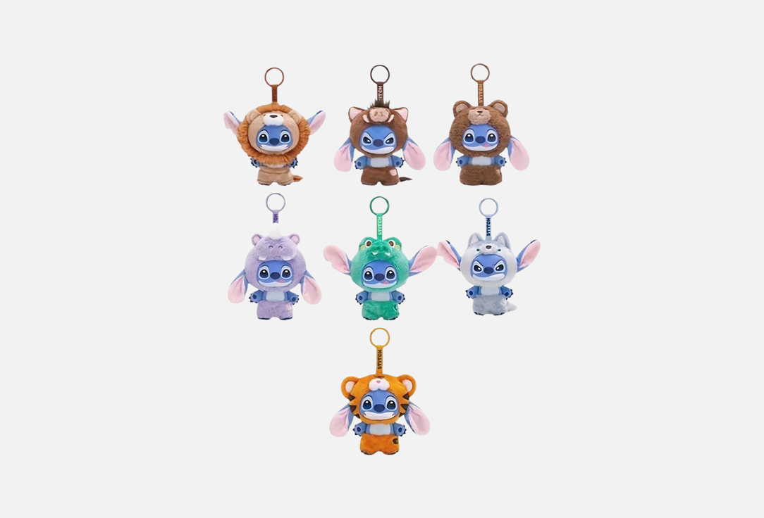 

Брелок MINISO, Мультиколор, STITCH WILD ANIMAL 1 шт