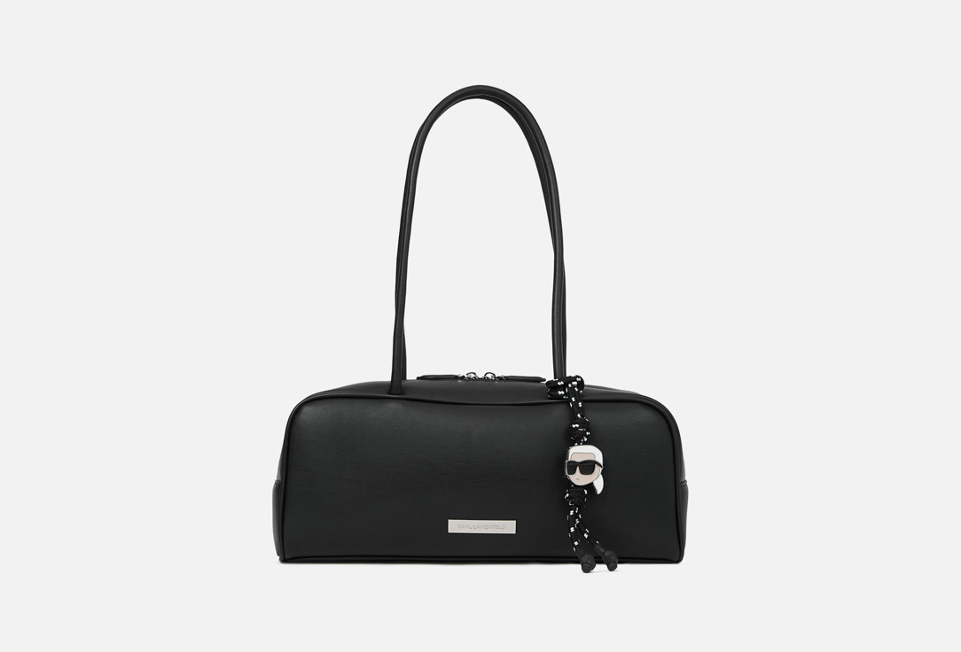 Изображение товара Стильная кожзаменитель сумка-багет Karl Lagerfeld IKON SMOOTH EW