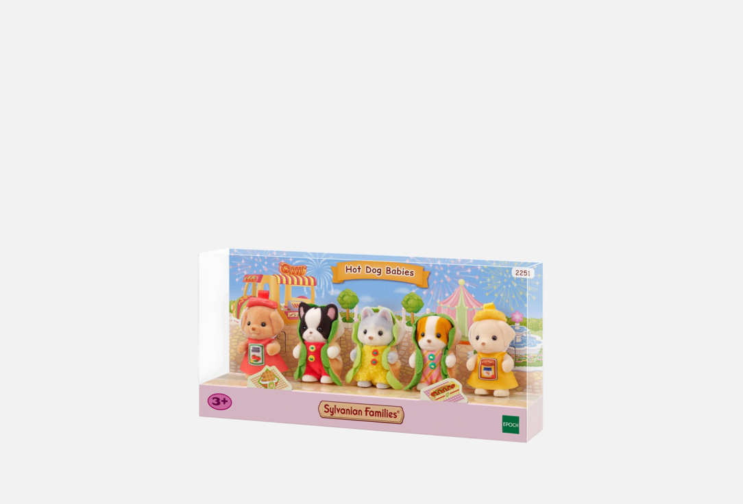 Изображение товара Игровой набор Sylvanian Families Малыши в костюмах хот-догов