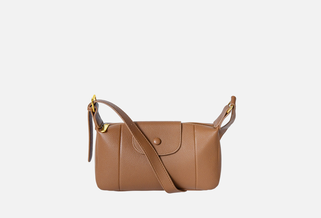 Изображение товара Коричневая женская сумка кросс-боди из эко-кожи с регулируемым ремешком