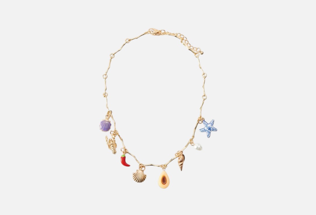 

Колье PABUR, Shells золотой 1 шт