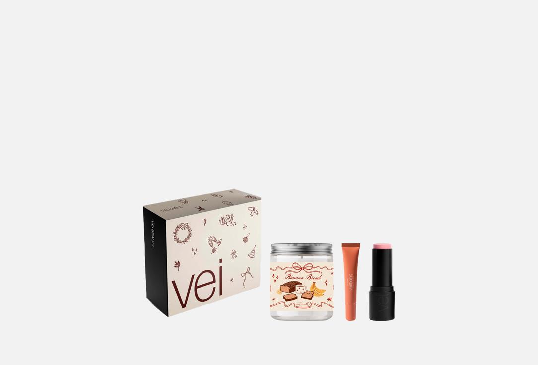 

Подарочный набор для новогоднего настроения VEI, Beauty box light 3 шт