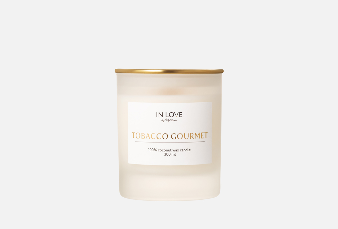 

Ароматическая свеча IN LOVE BY RYTIKOVA, Tobacco gourmet 300 мл