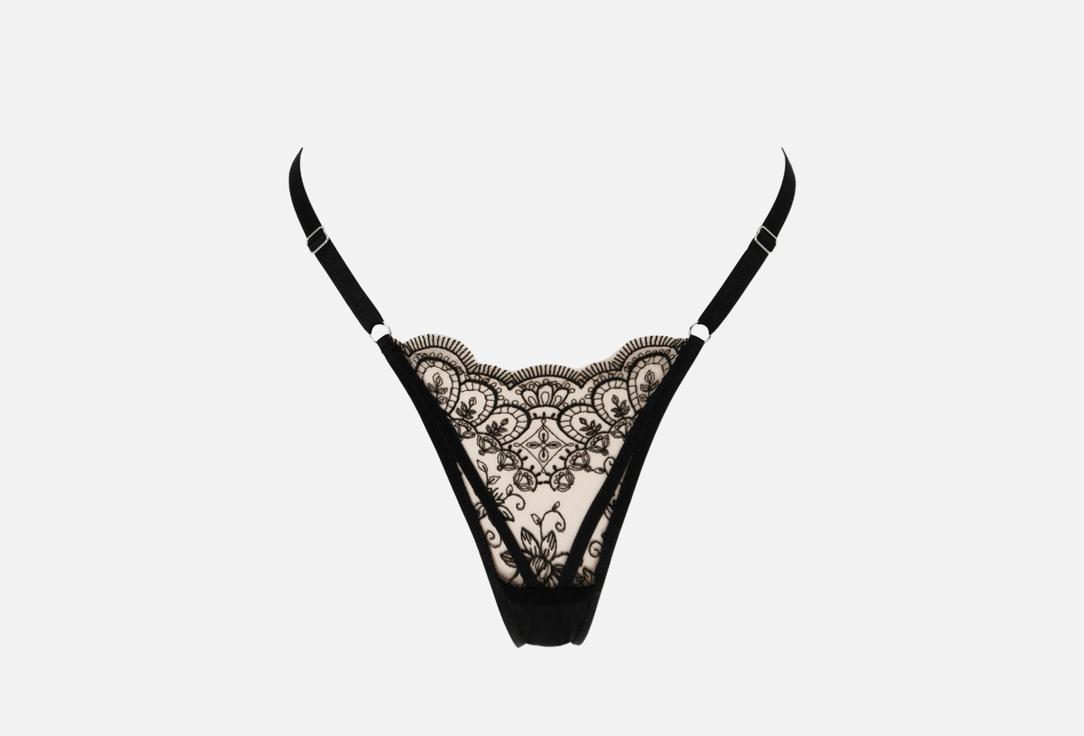 Изображение товара Стринги OHMYMARR Michelle черные кружевные для женщин