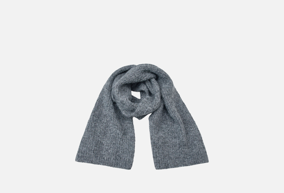 Изображение товара Вязаный шарф SELA серый