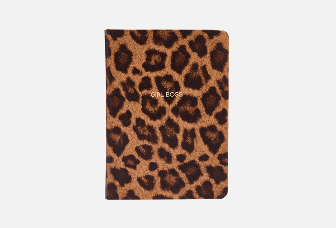 Изображение товара Ежедневник OMARIE girl boss недатированный А5 6 месяцев стильный кожзам леопард