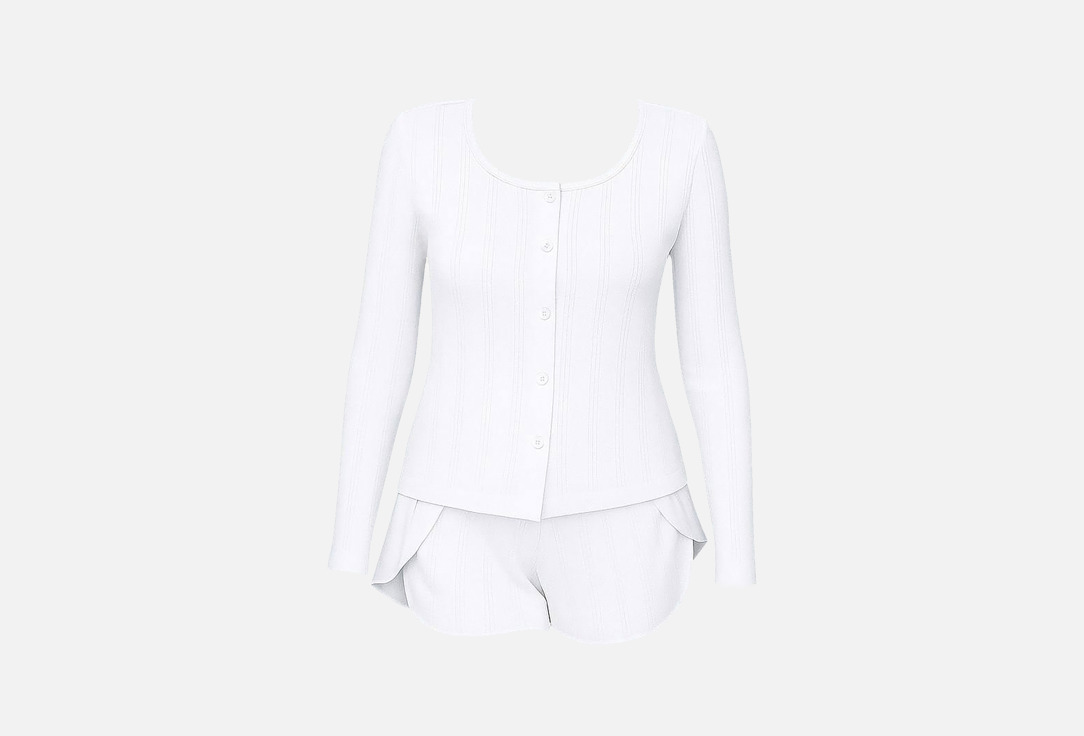 Изображение товара Пижама с шортами MEET_AIDA_HOME на пуговицах