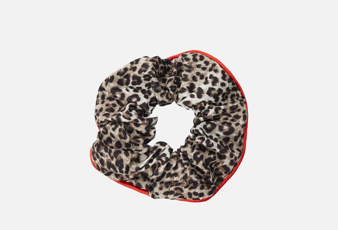 

Резинка для волос SELA, С коричневым принтом 1 шт