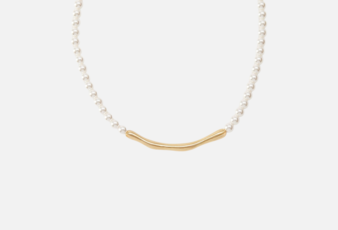 Изображение товара Колье из жемчуга Майорка от Mr&Mrs Wolf 40 см + цепочка 5 см ручная работа