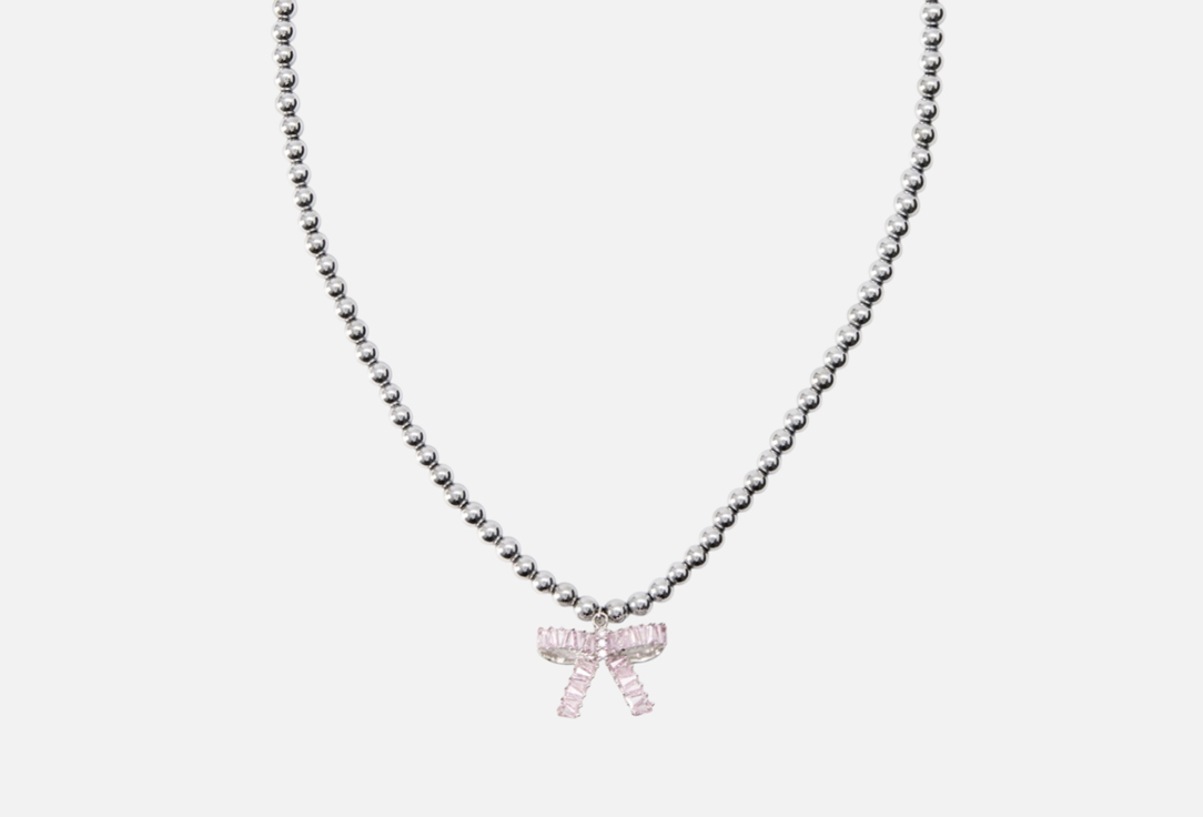 Изображение товара Колье из гематита с подвеской бант для женщин стильное и элегантное