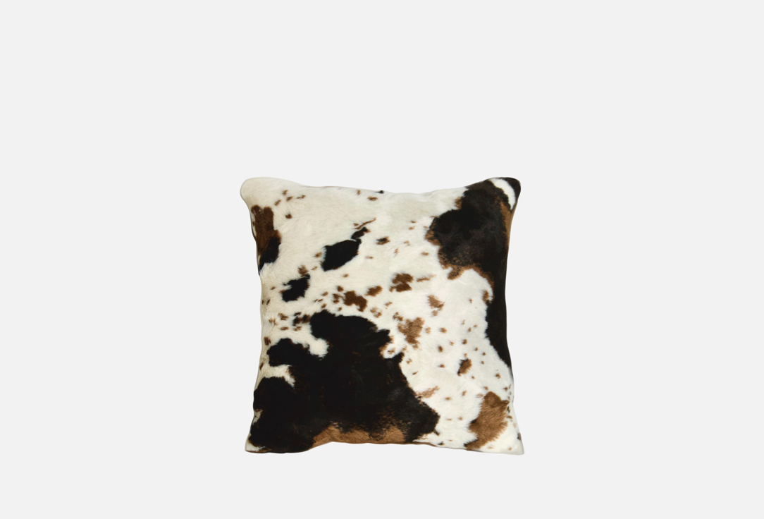 Изображение товара Декоративная подушка moskot.studio муся 40х40 см искусственный мех с принтом