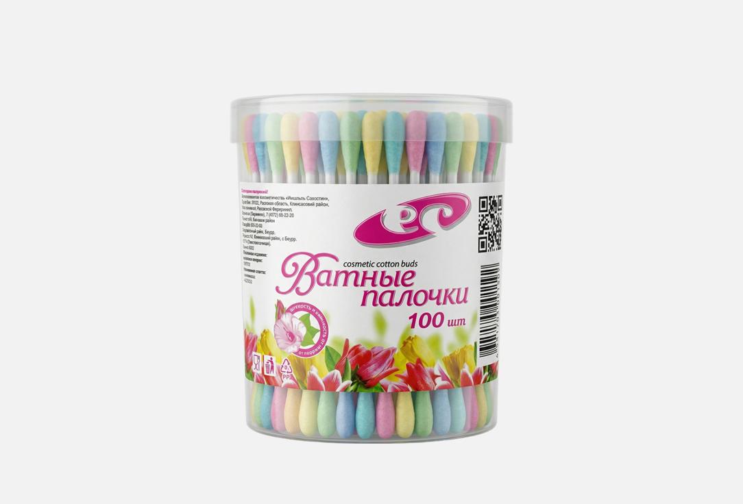 Изображение товара Ватные палочки в банке ЕМЕЛЬЯНЪ САВОСТИНЪ ассорти 100 штук