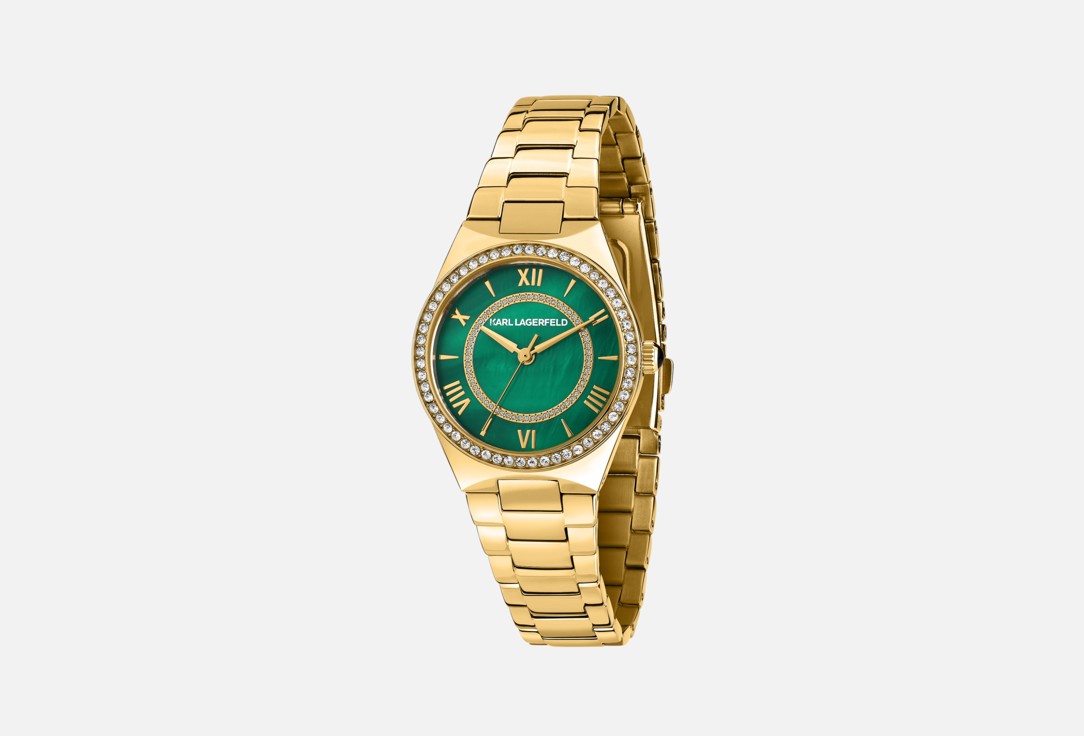 Изображение товара Женские кварцевые часы Karl Lagerfeld Hamburg 30 мм с перламутровым циферблатом