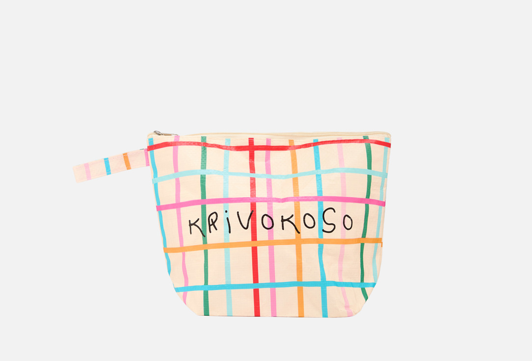 

Косметичка-органайзер KRIVOKOSO, Мультиколор, Клеточка