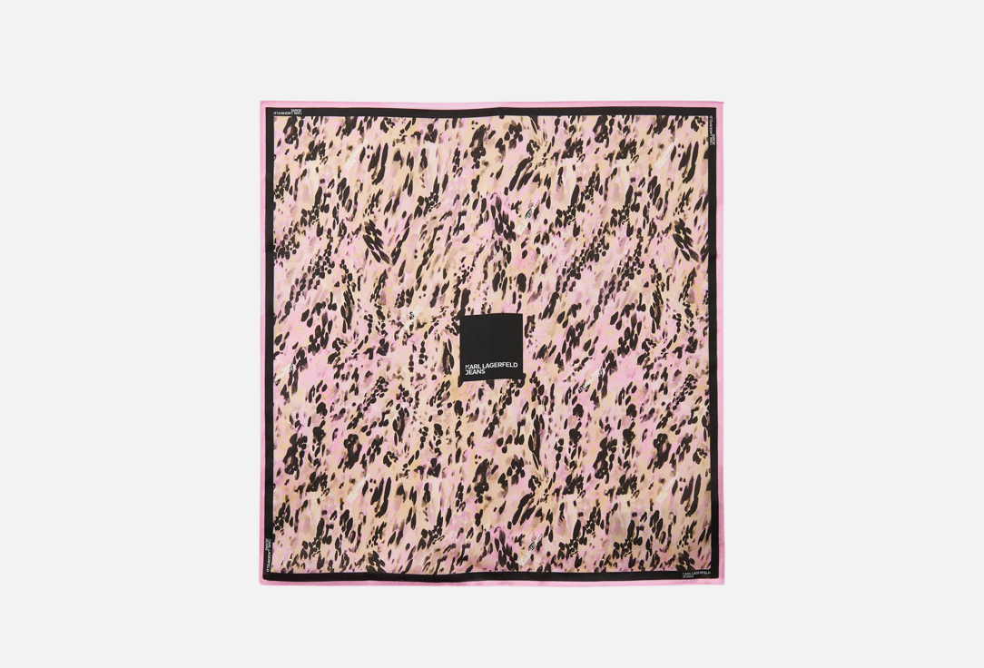 Изображение товара Стильный яркий платок Karl Lagerfeld jeans ANIMAL 55x55 см полиэстер