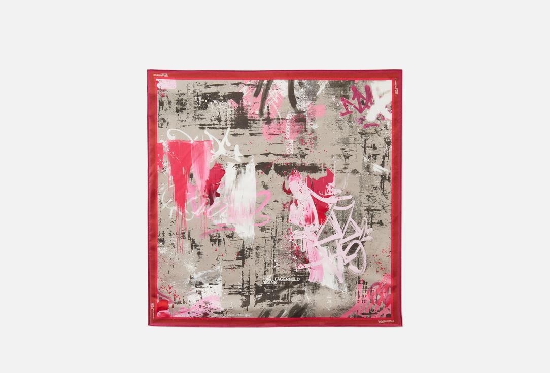

Платок KARL LAGERFELD JEANS, Розовый, GRAFFITI