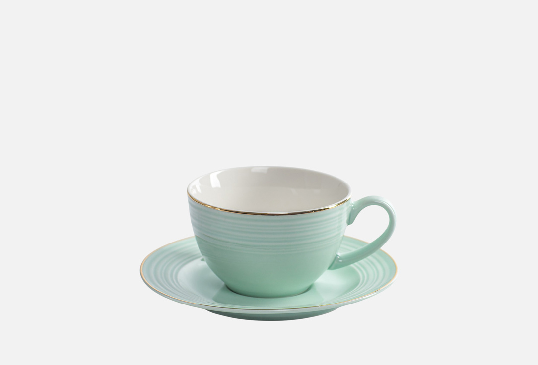 Изображение товара Чайная пара FIORETTA FIESTA фарфор 220 мл универсальная для кофе и чая