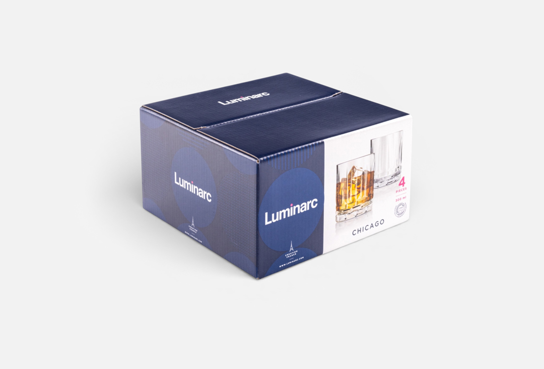 

Набор стаканов LUMINARC, Прозрачный, ЧИКАГО, низкие 4 шт