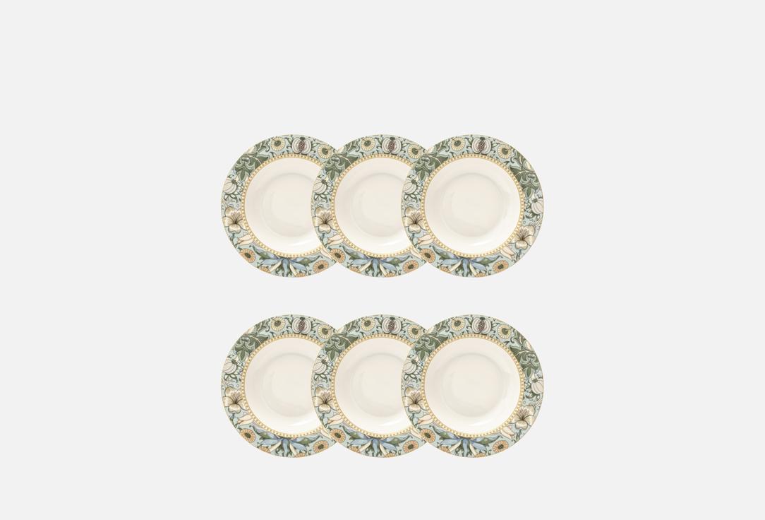 Изображение товара Набор суповых тарелок FIORETTA FLOWERS, 21,8 см