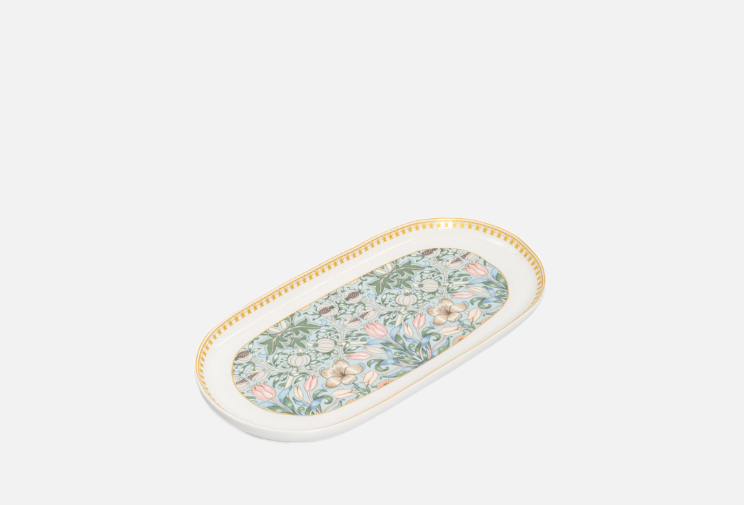 Изображение товара Овальное блюдо FIORETTA FLOWERS 33x16,5 см фарфор современный дизайн