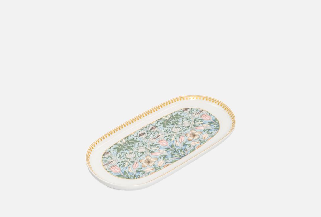 Изображение товара Овальное блюдо FIORETTA FLOWERS 33x16,5 см фарфор современный дизайн
