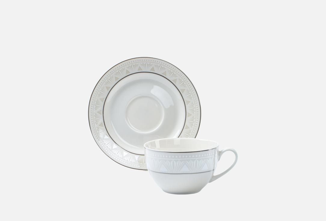 Изображение товара Фарфоровая чайная пара GATSBY от FIORETTA 220 мл, блюдце, Китай