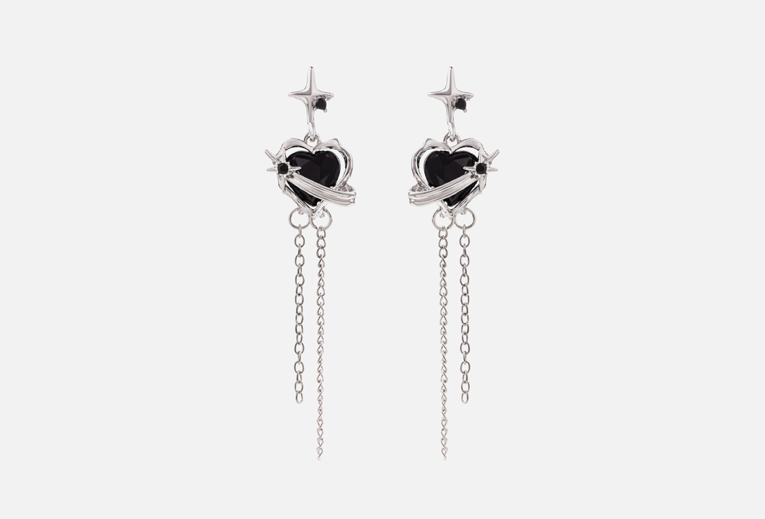 

Серьги ATTRIBUTE SHOP, Eclipse Heart 2 шт
