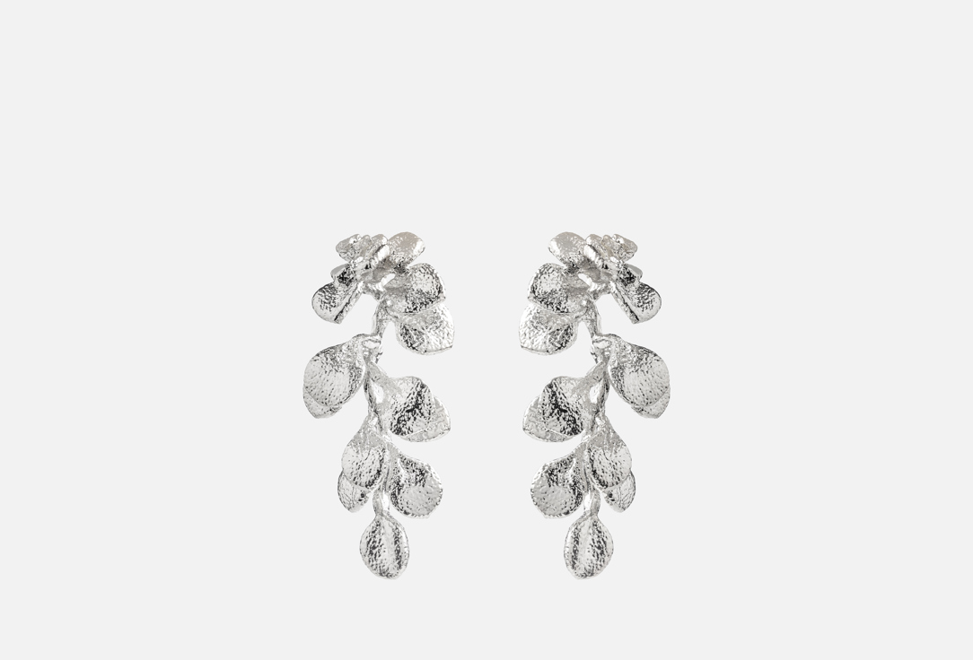 Изображение товара Элегантные серьги Attribute Shop Silver Cascade из ювелирного сплава с родиевым покрытием для женщи