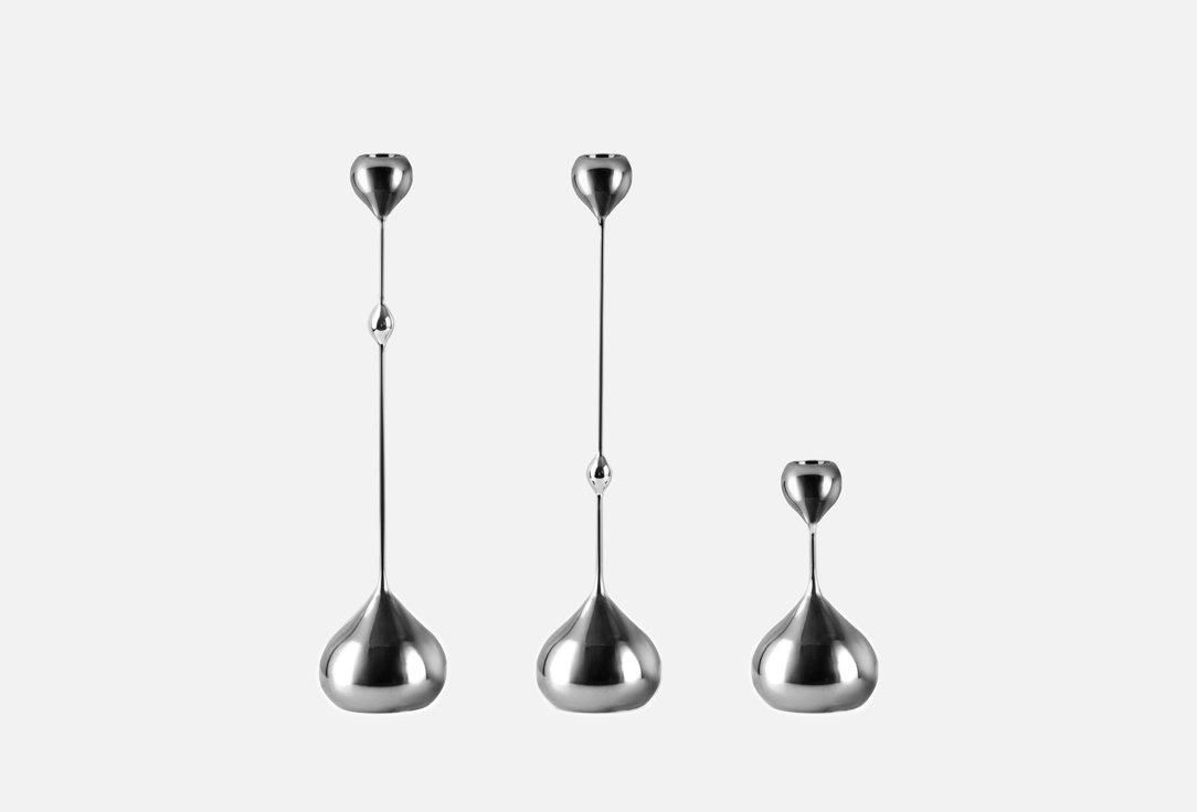 Изображение товара Набор металлических подсвечников ARTFABRIC MADO SH, 3 шт, разной высоты