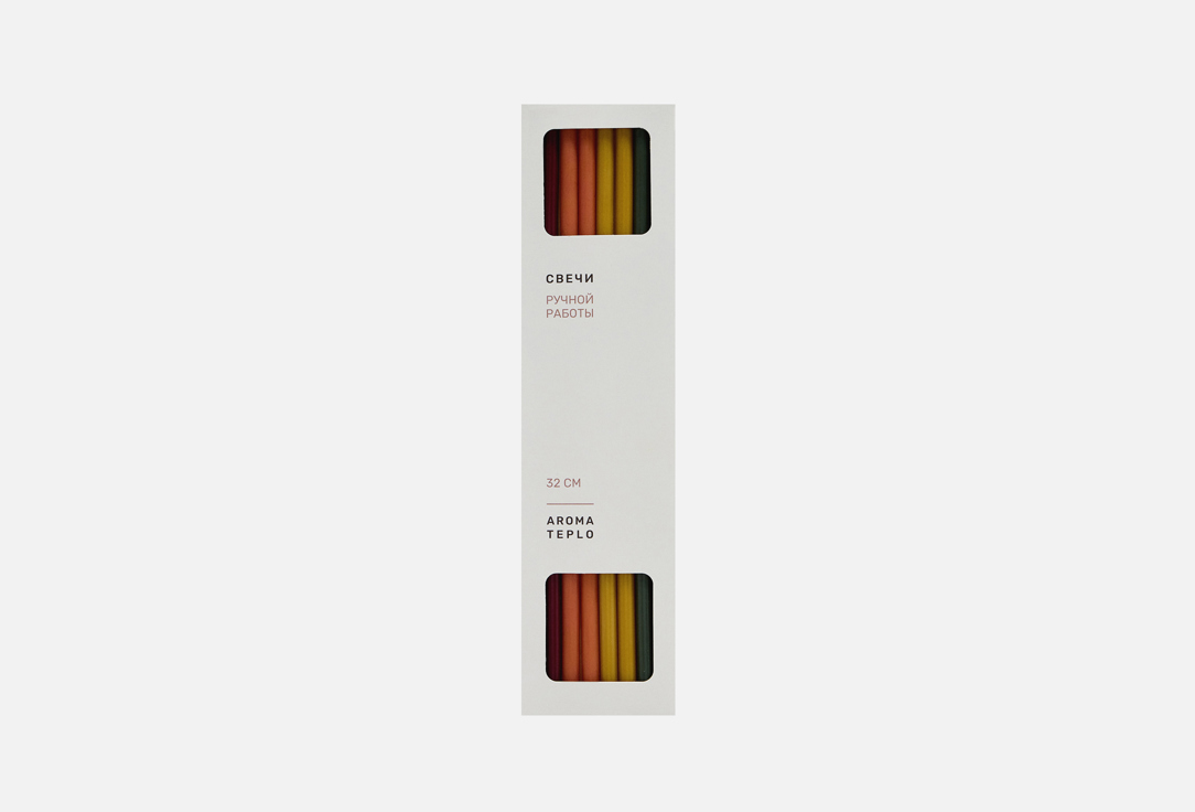 

Столовые свечи AROMATEPLO, Thin, осенний микс 8 шт