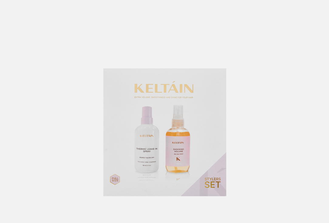 

Набор для объема и защиты волос KELTAIN, Thermic Leave-in & Shocking Volume 2 шт