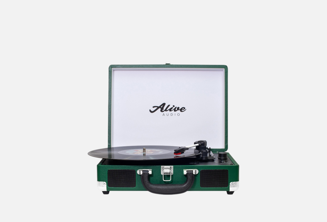 Изображение товара Виниловый проигрыватель Alive Audio GLAM Pine с Bluetooth и 3 скоростями