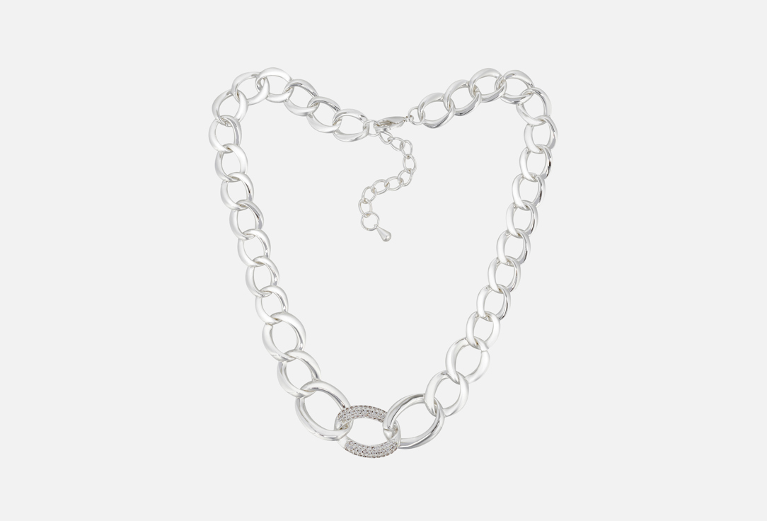 Изображение товара Колье Fiore Luna MASON из бижутерного сплава с фианитами и родиевым покрытием