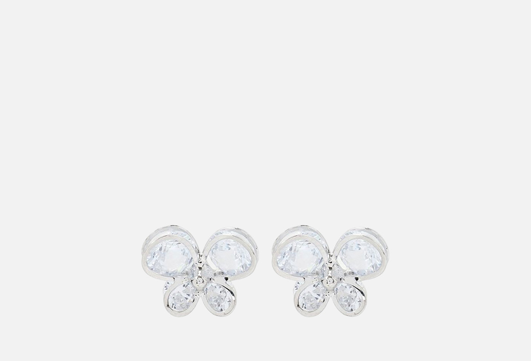 Изображение товара Серьги NATACO butterfly бабочки из бижутерного сплава со стразами для женщин