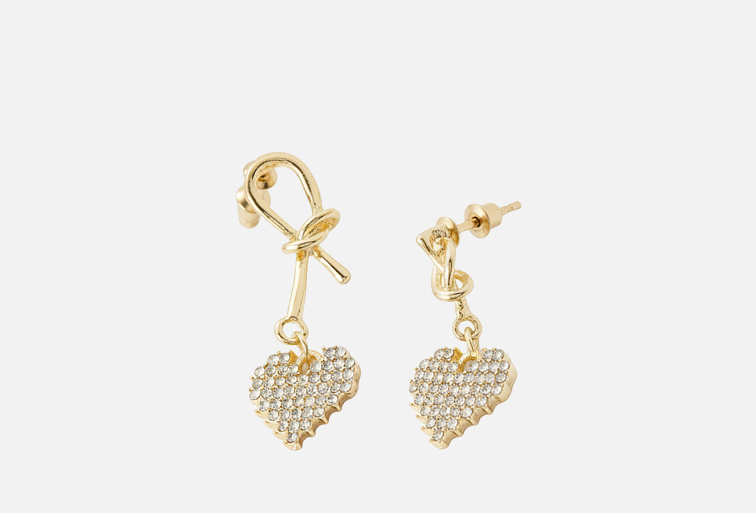 

Серьги-пусеты NATACO, Love 2 шт