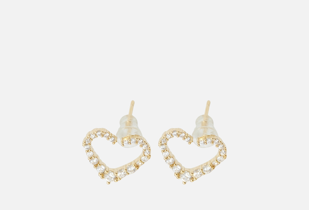 

Серьги NATACO, Love gl 2 шт