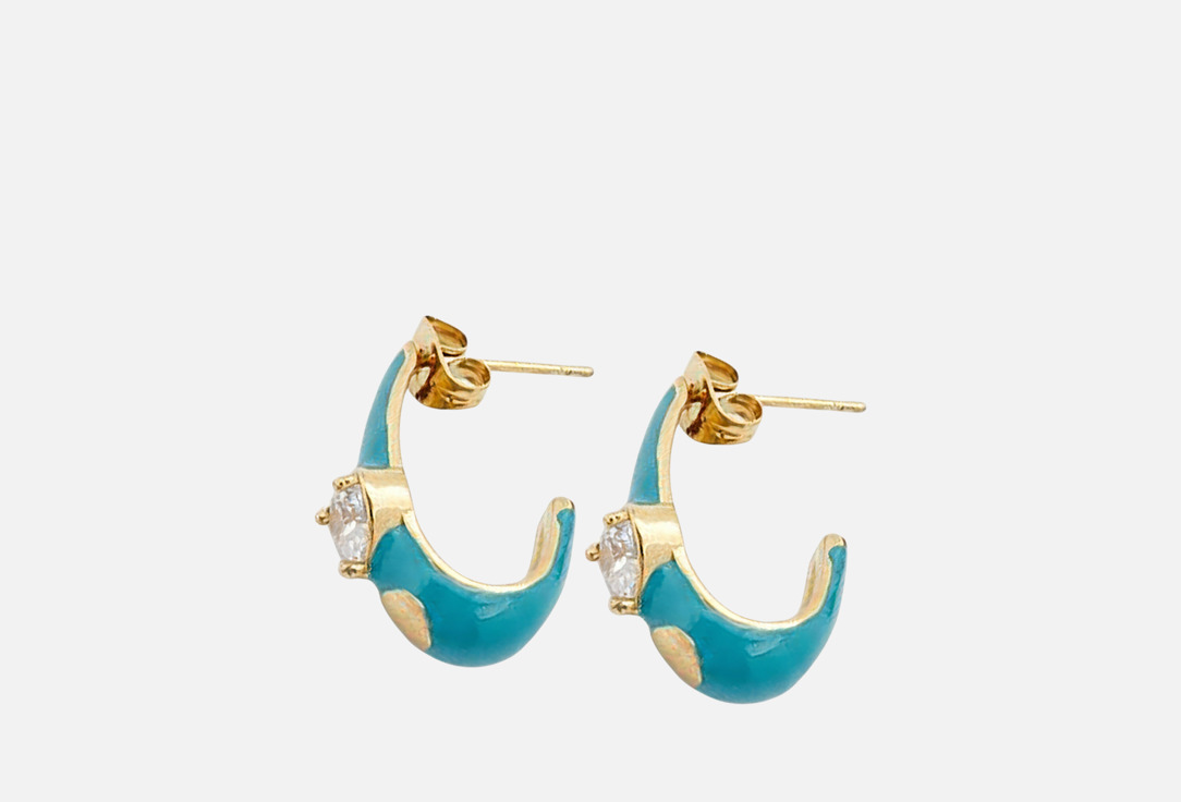 

Серьги NATACO, Gold blue 2 шт