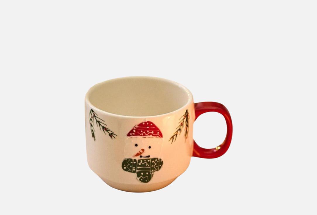 

Кружка ROOMI, Принт, Снеговик 1 шт