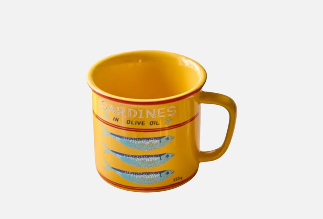 Изображение товара Керамическая кружка ROOMI Sardines in olive oil 300 мл, микроволновка, посуда