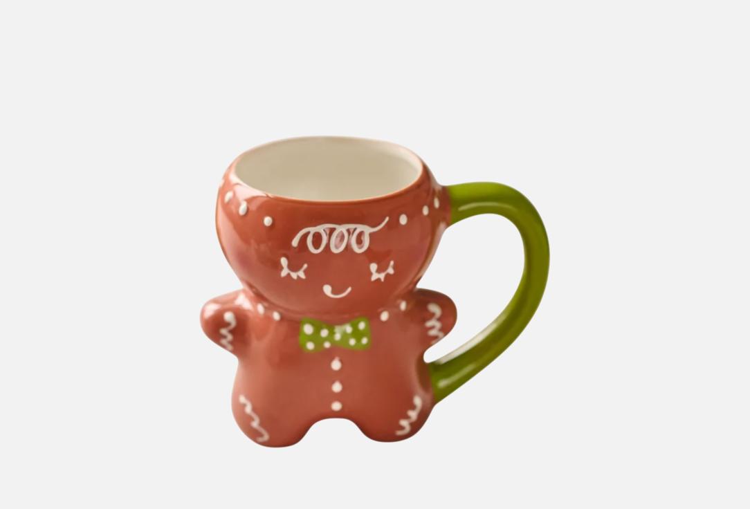 

Кружка для чая и кофе ROOMI, Принт, Пряничный человечек 1 шт