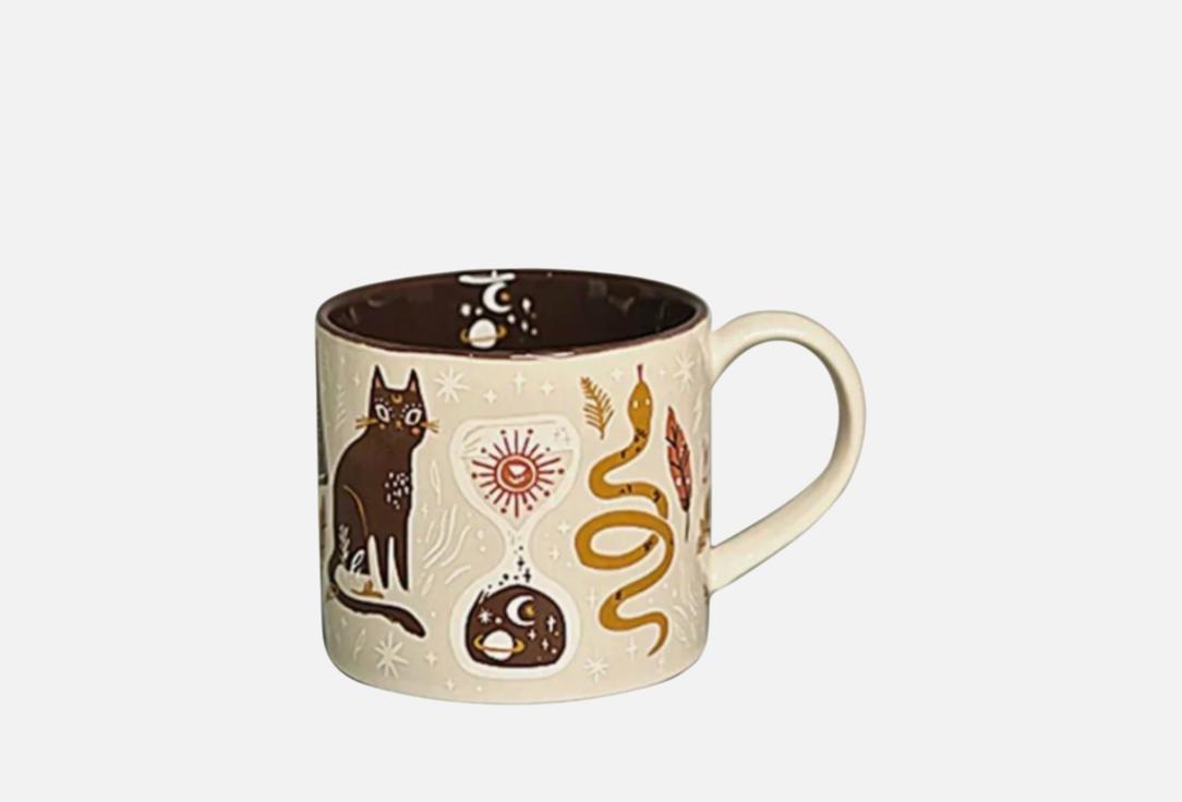 Изображение товара Керамическая кружка ROOMI Совы 400 мл глянцевая для микроволновки
