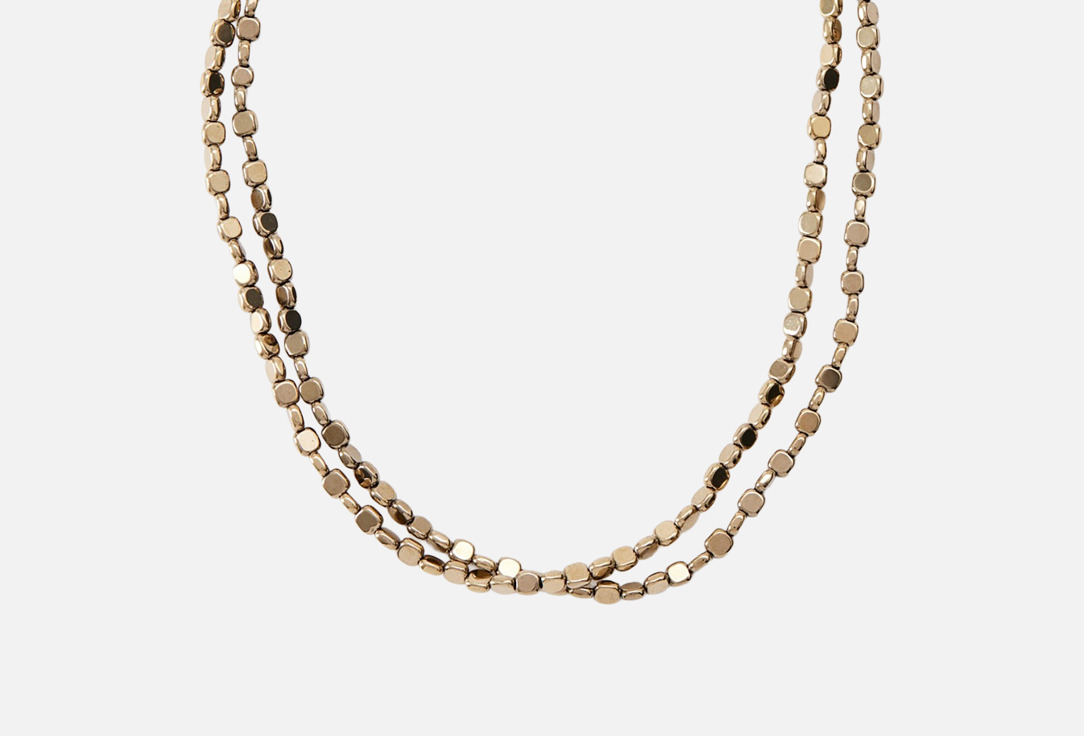 Изображение товара Колье-галстук из гематита с фурнитурой из нержавеющей стали 75 см