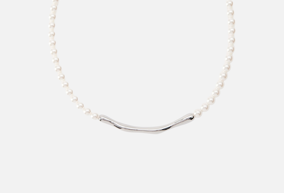 Изображение товара Колье из жемчуга Майорка от Mr&Mrs Wolf ручной работы 40 см + цепочка