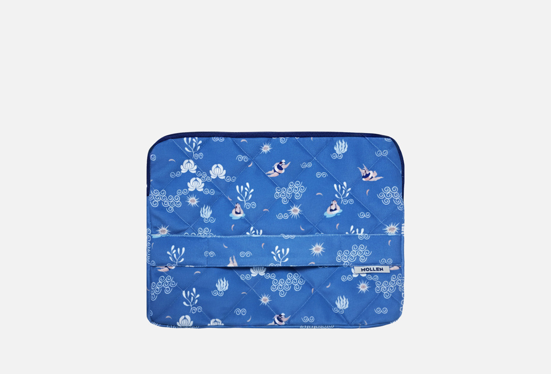 Изображение товара Чехол-клатч для ноутбука Mollen Водная Грация из велюра