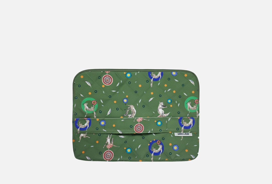 Изображение товара Стильный велюровый чехол-клатч для ноутбука 13,6 и 14 дюймов Моллен Ловец снов