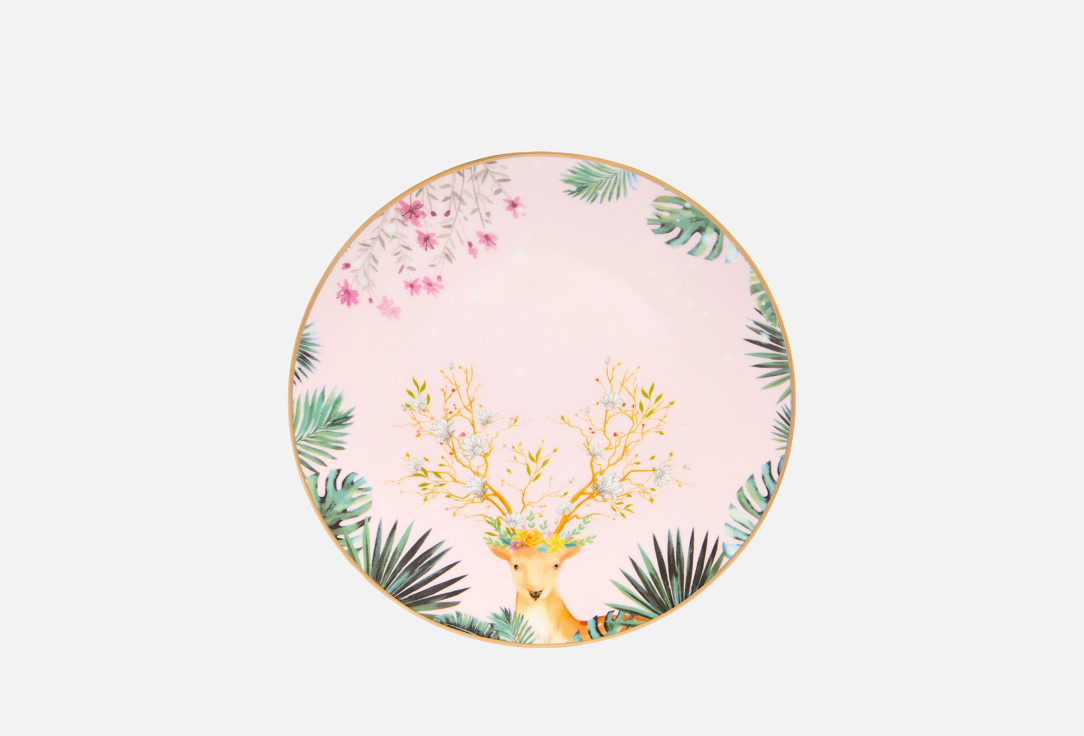 

Закусочная тарелка FIRST LADY ELENA, Принт, Зачарованный лес, 20,5 см 20.5 см