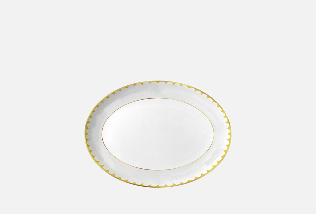 Изображение товара Закусочная тарелка средняя First Lady Elena Свет шампань, 23,5 см