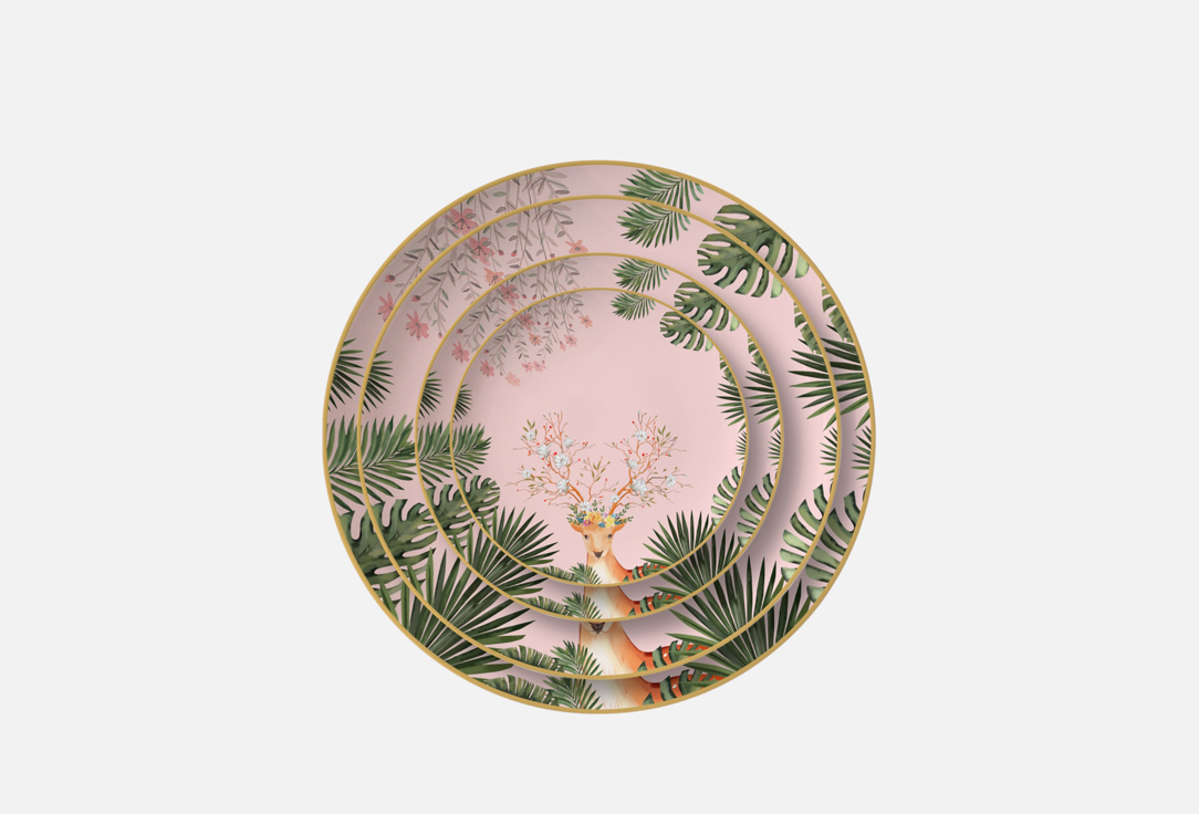 Изображение товара Постановочная тарелка First Lady Elena Зачарованный лес, 31 см